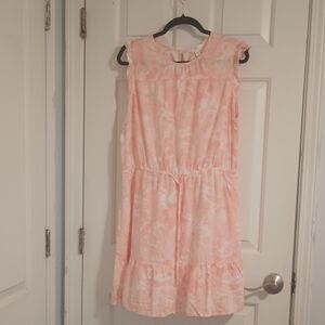 Time and Tru Peach Midi Dress